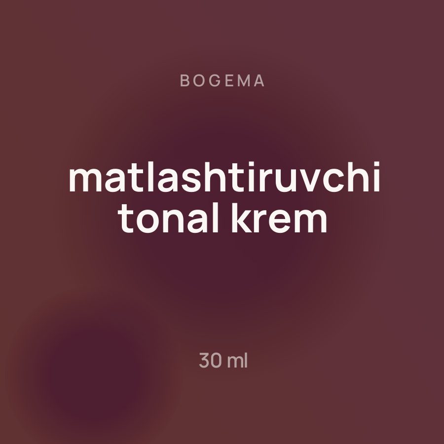 Bogema matlashtiruvchi tonal krem 30 ml — Фото 2
