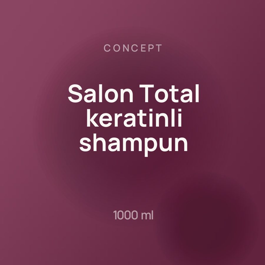 Concept Salon Total keratinli shampun 1000 ml