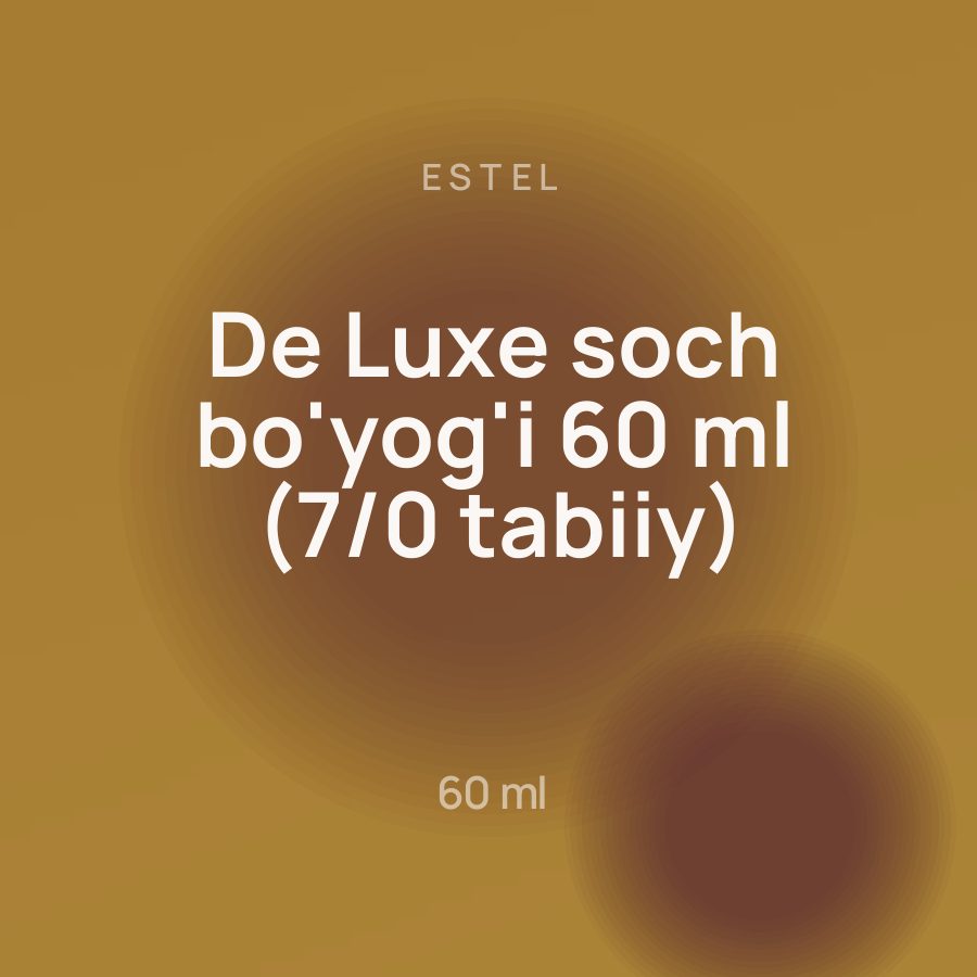 Estel De Luxe soch bo'yog'i 60 ml (7/0 tabiiy) — Фото 3