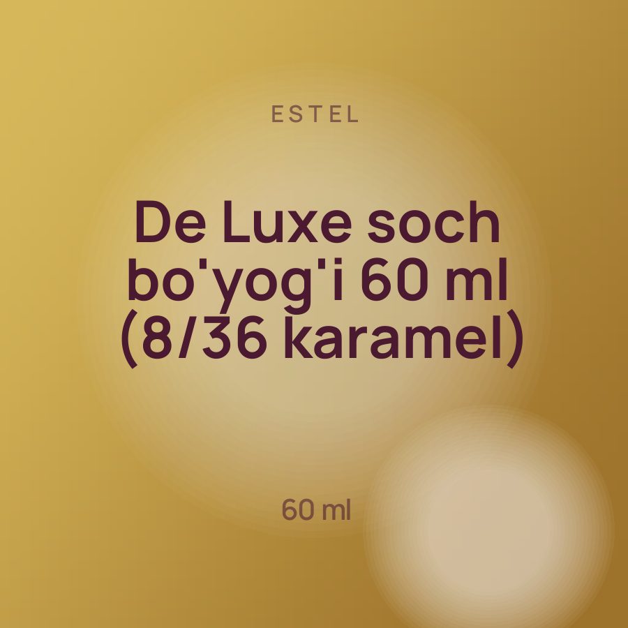 Estel De Luxe soch bo'yog'i 60 ml (8/36 karamel)