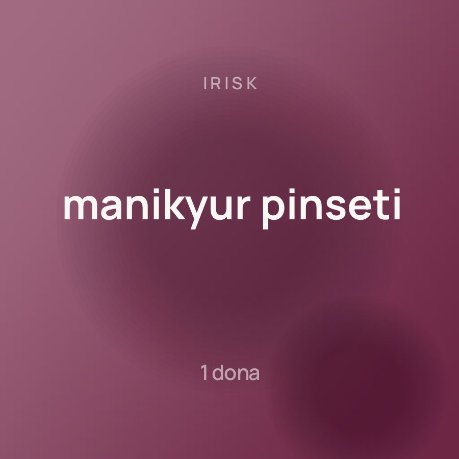 Irisk manikyur pinseti