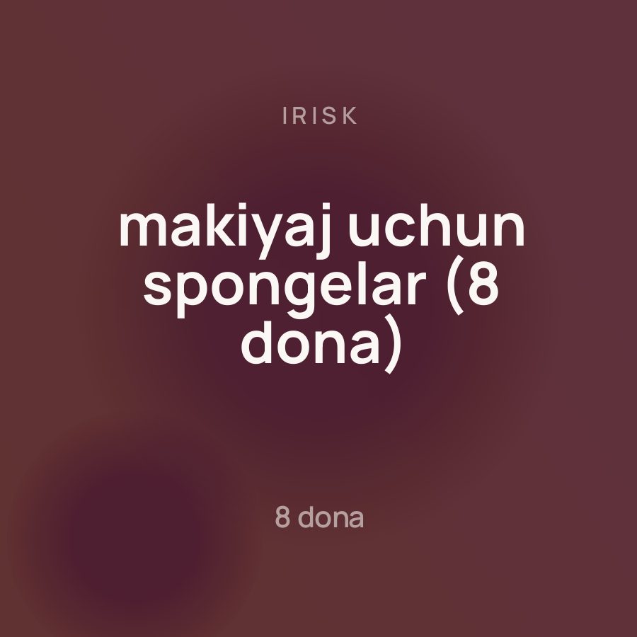 Irisk makiyaj uchun spongelar (8 dona) — Фото 2