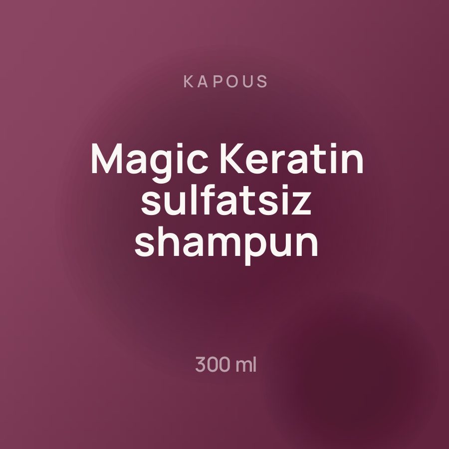 Kapous Magic Keratin sulfatsiz shampun 300 ml