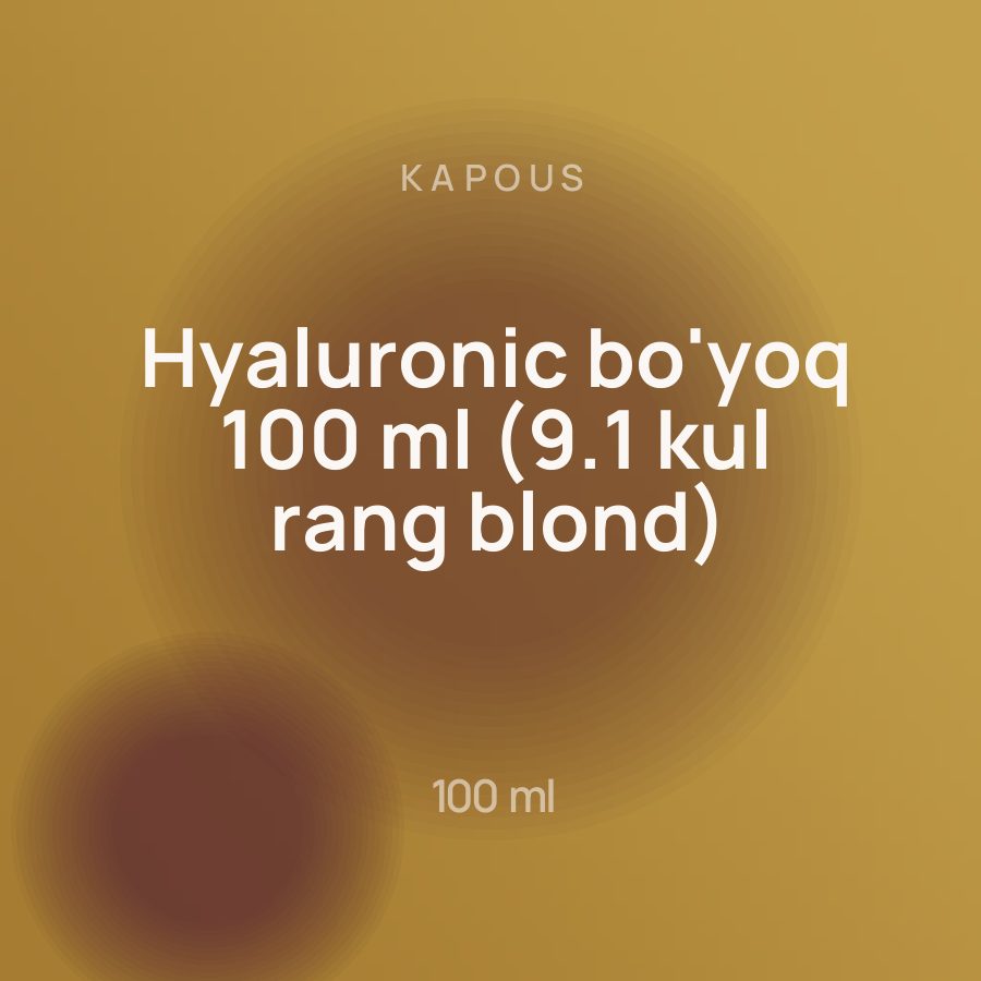 Kapous Hyaluronic bo'yoq 100 ml (9.1 kul rang blond) — Фото 2