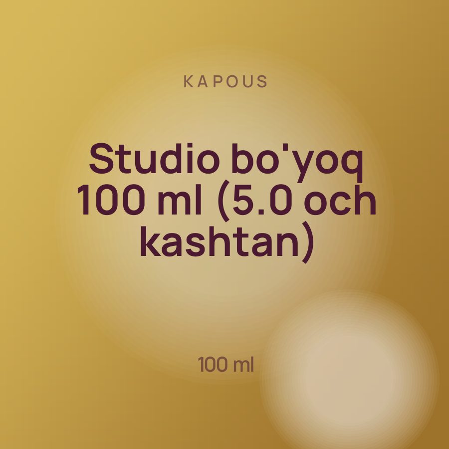 Kapous Studio bo'yoq 100 ml (5.0 och kashtan)