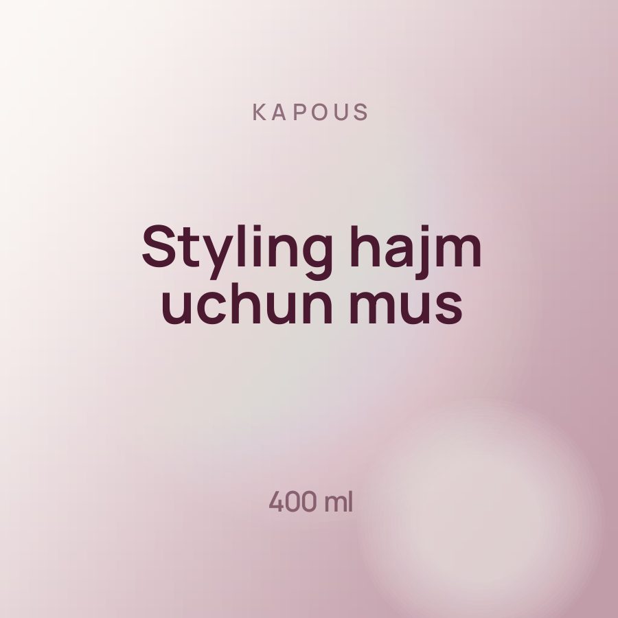 Kapous Styling hajm uchun mus 400 ml