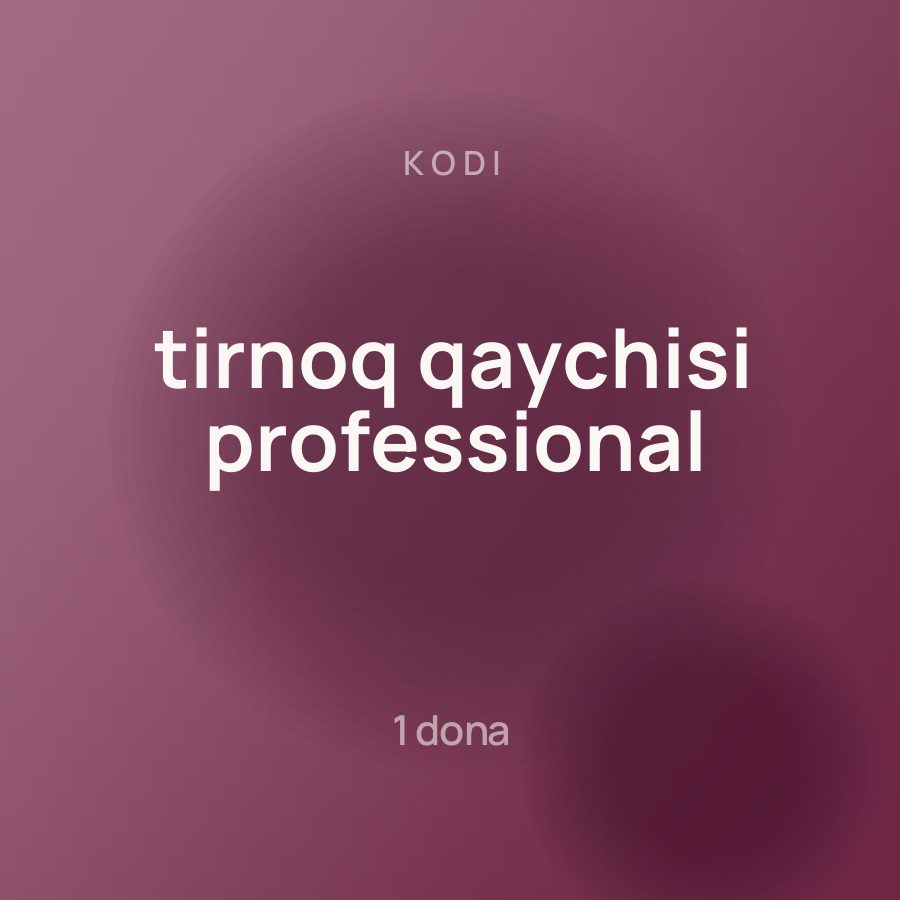 Kodi tirnoq qaychisi professional