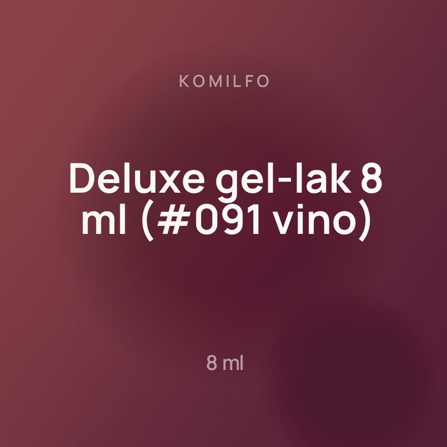 Komilfo Deluxe gel-lak 8 ml (#091 vino)