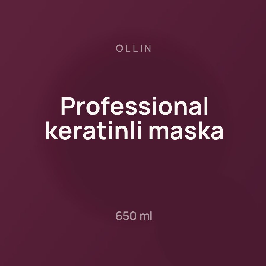 Ollin Professional keratinli maska 650 ml