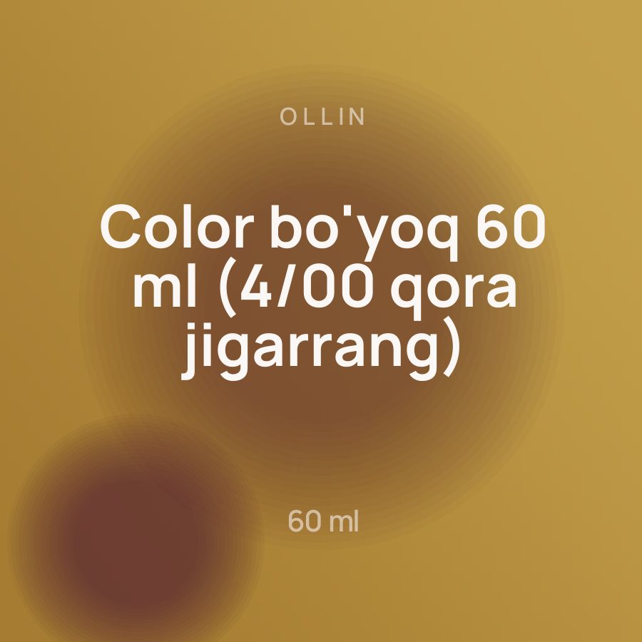 Ollin Color bo'yoq 60 ml (4/00 qora jigarrang) — Фото 2
