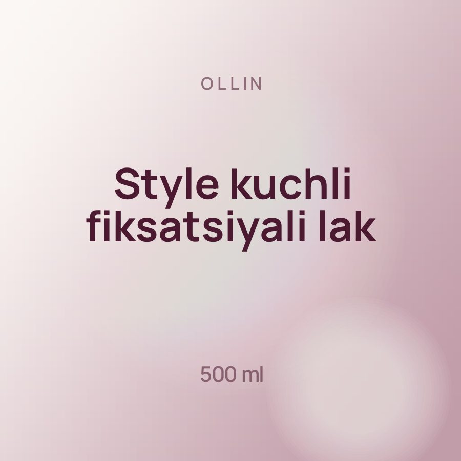 Ollin Style kuchli fiksatsiyali lak 500 ml