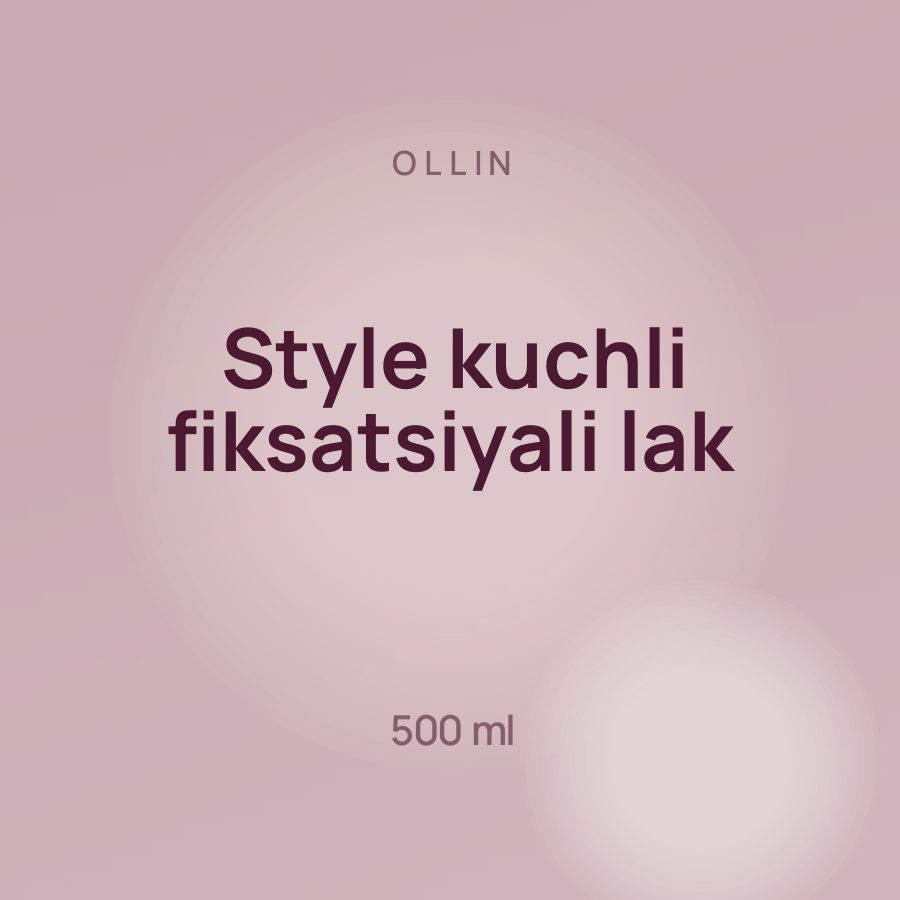 Ollin Style kuchli fiksatsiyali lak 500 ml — Фото 3
