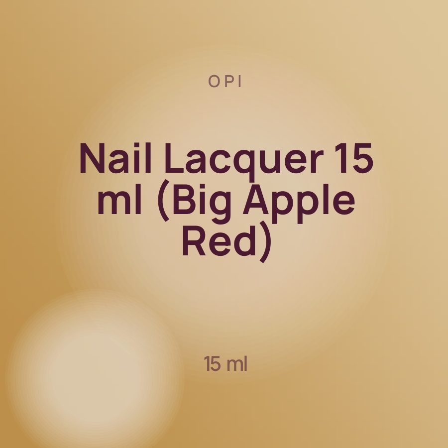 OPI Nail Lacquer 15 ml (Big Apple Red) — Фото 2