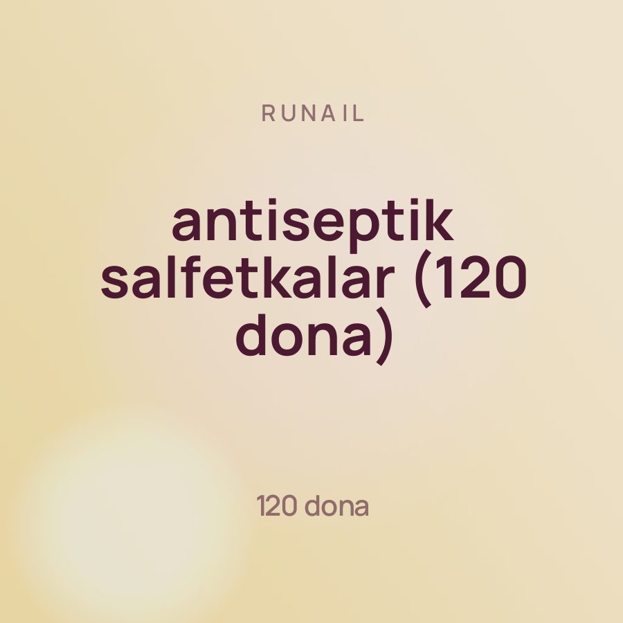 Runail antiseptik salfetkalar (120 dona) — Фото 2