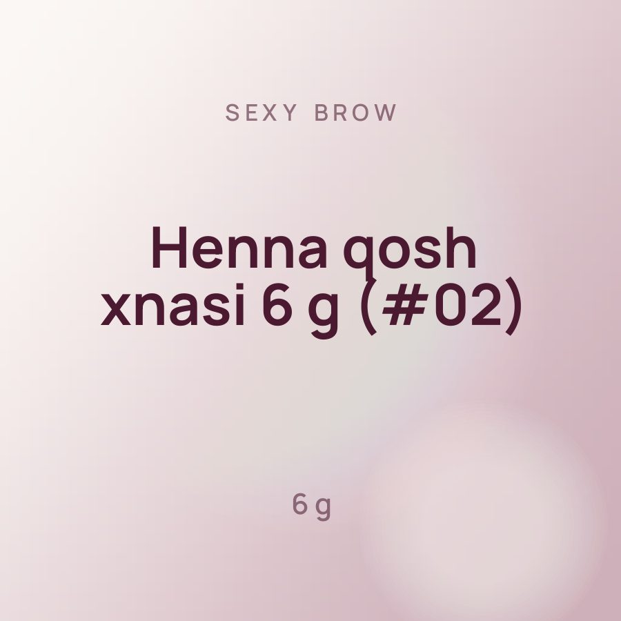 Sexy Brow Henna qosh xnasi 6 g (#02)